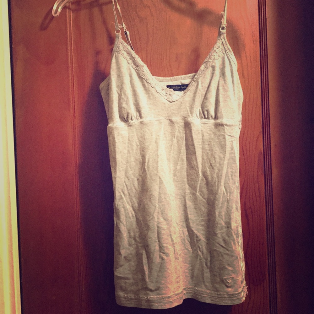 Grey Decorative Lining Cami